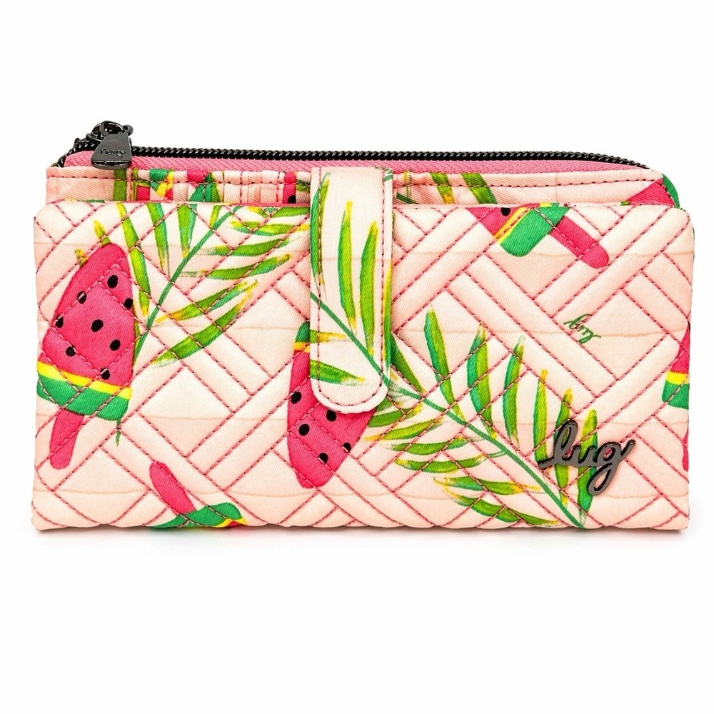 Lug Tram 2 Wallet Popsicle Pink Watermelon Multi Pockets